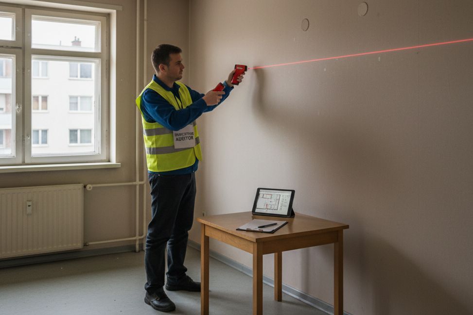 Helyszíni felmérés panellakásban