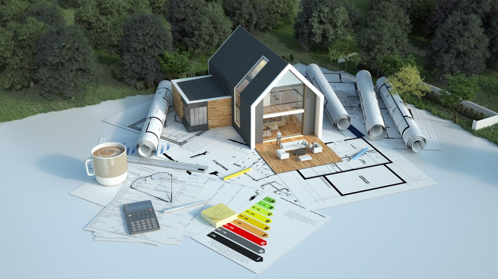 A hőszigetelés precíz tervezése elsődleges fontosságú passzív házak esetén.